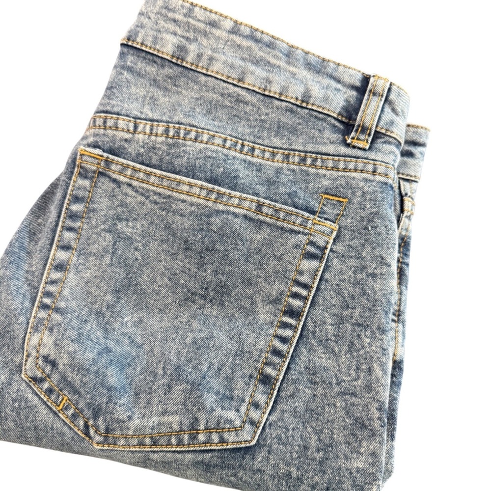 JACHS New York  Mens Acid‎ Blue Wash Straight Leg Jeans 30 (32x31) K052-115-DC4